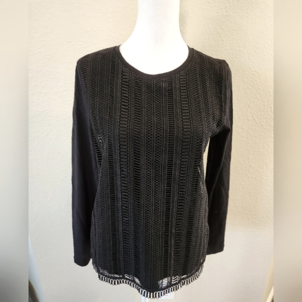 J Crew Small Black long sleeve.